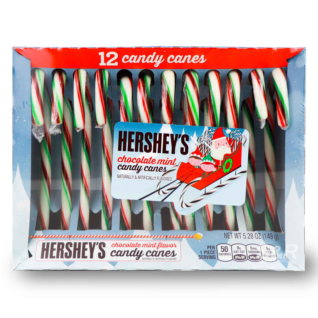 Hershey's Chocolate Mint Candy Canes