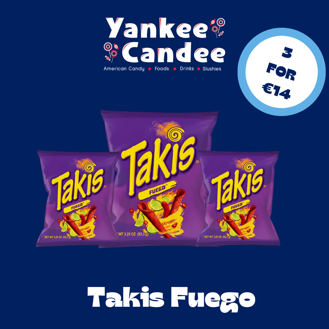 3 for €14 Takis Fuego